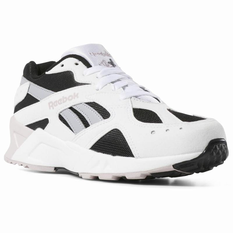 Tenisi Reebok Aztrek Barbati Albi/Negrii Romania QS6836TW
